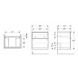 Geberit iCon - Meuble lavabo, 59x62x48 mm, 2 tiroirs, chêne 502.303.JH.1