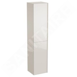 Geberit Acanto - Colonne haute 1730x380 mm, deux portes, sable gris 500.619.JL.2