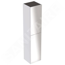 Geberit Acanto - Colonne haute 1730x380 mm, deux portes, blanc poli 500.619.01.2