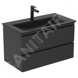 Ideal Standard Tesi - Meuble sous lavabo, 800x440x490 mm, noir T0051ZT