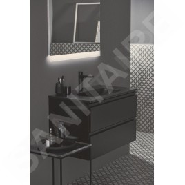 Ideal Standard Tesi - Meuble sous lavabo, 800x440x490 mm, noir T0051ZT
