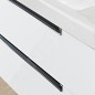 Villeroy & Boch Subway 2.0 - Meuble sous lavabo, 987x590x449 mm, 2 tiroirs, Glossy White A91510DH