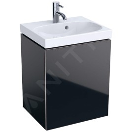 Geberit Acanto - Meuble sous lave-mains 450 mm, noir 500.608.16.1