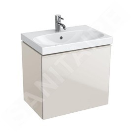 Geberit Acanto - Meuble sous lavabo 600 mm, sable gris 500.609.JL.2