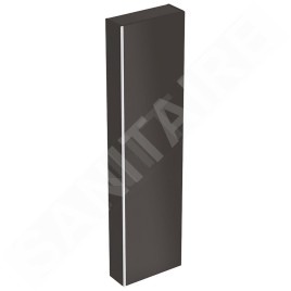 Geberit Acanto - Colonne haute 1730x450 mm, noir 500.637.16.1