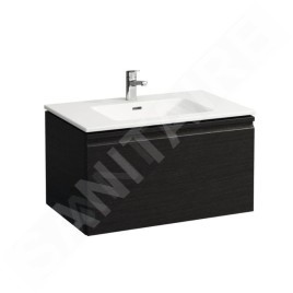 Laufen Pro S - Meuble avec lavabo, 800x500 mm, 1 tiroirs, wengé H8609634231041