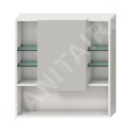 Jika Lyra - Armoire avec miroir 775x132x800 mm, blanc H4532510383041