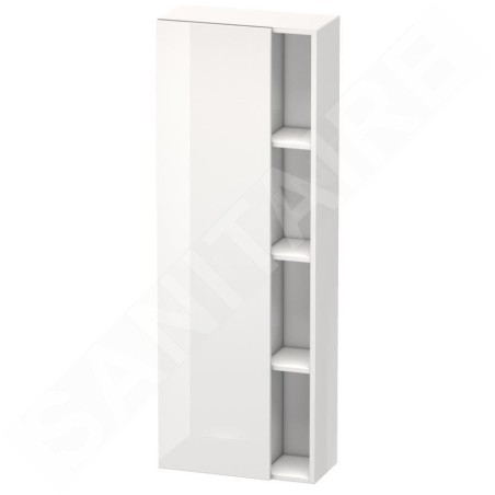 Duravit DuraStyle - Armoire haute 1400x500x240 mm, gauche, blanc brillant DS1238L2222
