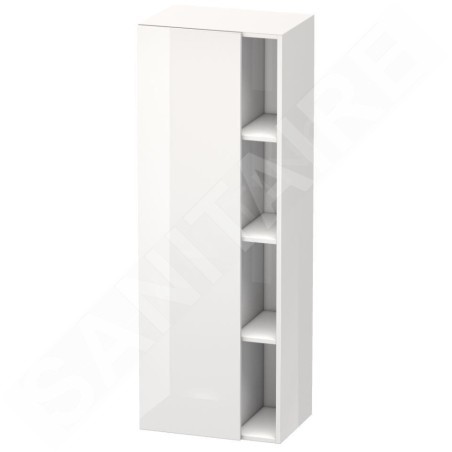 Duravit DuraStyle - Armoire haute 1400x500x360 mm, gauche, blanc brillant DS1239L2222