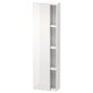Duravit DuraStyle - Armoire haute 1800x500x240 mm, gauche, blanc brillant DS1248L2222