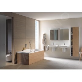 Duravit DuraStyle - Armoire haute 1800x500x240 mm, gauche, blanc brillant DS1248L2222