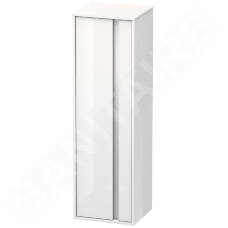 Duravit Ketho - Armoire haute 1320x400x360 mm, gauche, blanc brillant KT1257L2222