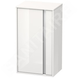 Duravit Ketho - Armoire haute 880x500x360 mm, gauche, blanc brillant KT1266L2222