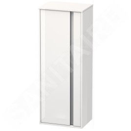 Duravit Ketho - Armoire haute 1320x500x360 mm, gauche, blanc brillant KT1267L2222