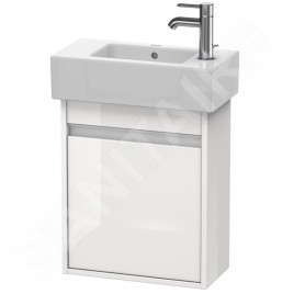 Duravit Ketho - Meuble-vasque, 550x450x225 mm, droite, blanc brillant KT6629R2222