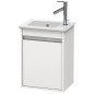 Duravit Ketho - Meuble sous lavabo 550x400x285 mm, droite, blanc brillant KT6417R2222