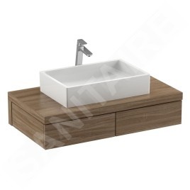 Ravak Formy - Meuble sous lavabo 1000x550x220 mm, noyer X000001036