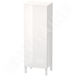 Duravit L-Cube - Armoire 1320x500x363 mm, gauche, blanc brillant LC1179L2222
