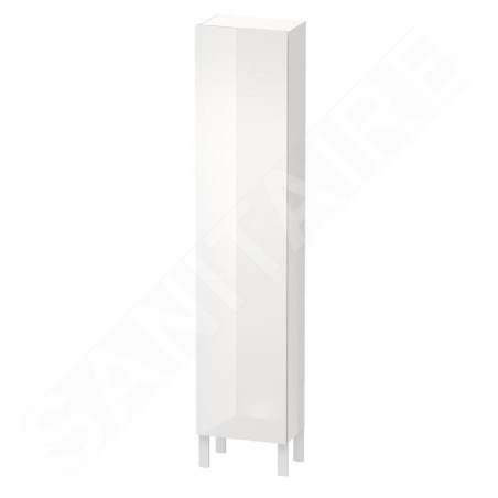 Duravit L-Cube - Armoire 1760x400x243 mm, gauche, blanc brillant LC1170L2222