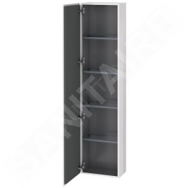 Duravit L-Cube - Armoire 1760x400x243 mm, gauche, blanc brillant LC1170L2222