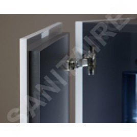 Duravit L-Cube - Armoire 1760x400x243 mm, gauche, blanc brillant LC1170L2222