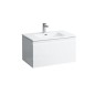 Laufen Pro S - Meuble avec lavabo, 800x500 mm, blanc mat H8609644631041