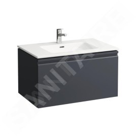 Laufen Pro S - Meuble avec lavabo, 800x500 mm, graphite H8609644801041