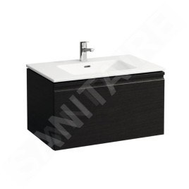 Laufen Pro S - Meuble avec lavabo, 800x500 mm, wengé H8609644231041