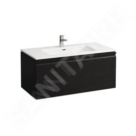 Laufen Pro S - Meuble avec lavabo, 1000x500 mm, 1 tiroirs, wengé H8609664231041