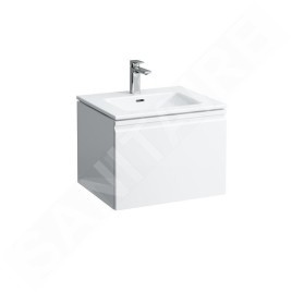 Laufen Pro S - Meuble avec lavabo, 600x500 mm, blanc mat H8609624631041