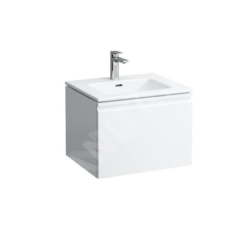 Laufen Pro S - Meuble avec lavabo, 600x500 mm, blanc mat H8609624631041