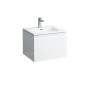 Laufen Pro S - Meuble avec lavabo, 600x500 mm, blanc mat H8609624631041