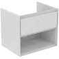 Ideal Standard Connect Air - Petite armoire sous lavabo, 600x440x517 mm, blanc brillant/blanc mat E0826B2