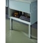 Ideal Standard Connect Air - Petite armoire sous lavabo, 600x440x517 mm, blanc brillant/gris clair mat E0826KN