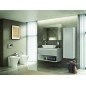 Ideal Standard Connect Air - Petite armoire sous lavabo, 1.000x440x517 mm, blanc brillant/gris clair mat E0828KN