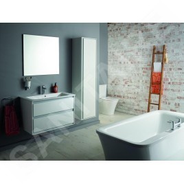 Ideal Standard Connect Air - Petite armoire sous lavabo, 1.000x440x517 mm, décor : bois clair/brun clair mat E0821UK