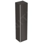 Geberit Acanto - Colonne haute 1730x380 mm, deux portes, noir 500.619.16.1