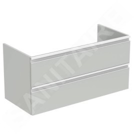 Ideal Standard Tesi - Petite armoire lavabo 1.000x440x490 mm, gris clair brillant T0052PH
