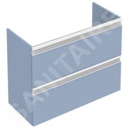 Ideal Standard Tesi - Petite armoire lavabo 600x440x490 mm, bleu clair mat T0050WI