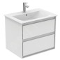 Ideal Standard Connect Air - Petite armoire sous lavabo, 600x440x517 mm, blanc brillant/blanc mat E0818B2