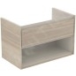 Ideal Standard Connect Air - Petite armoire sous lavabo, 800x440x517 mm, décor : bois clair/brun clair mat E0827UK