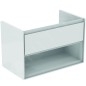 Ideal Standard Connect Air - Petite armoire sous lavabo, 800x440x517 mm, blanc brillant/blanc mat E0827B2