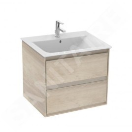 Ideal Standard Connect Air - Petite armoire sous lavabo, 600x440x517 mm, décor : bois clair/brun clair mat E0818UK