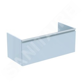 Ideal Standard Tesi - Petite armoire sous lavabo, 1.000x440x400 mm, gris clair brillant T0048PH