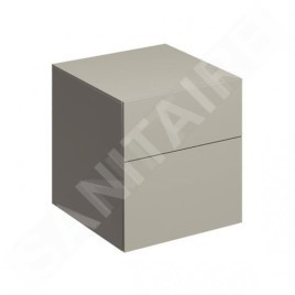 Geberit Xeno 2 - Meuble latéral 450x510 mm avec tiroirs, greige 500.504.00.1