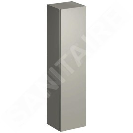 Geberit Xeno 2 - Petite armoire haute 1.700x400 mm, miroir intérieur, gris-beige 500.503.00.1
