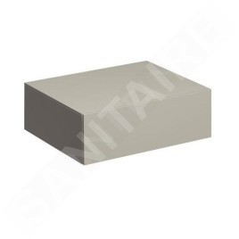 Geberit Xeno 2 - Meuble latéral 580x200 mm avec tiroirs, greige 500.507.00.1