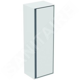 Ideal Standard Connect Air - Petite armoire haute 400x300x1.200 mm, blanc brillant/gris clair mat E0834KN
