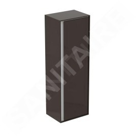 Ideal Standard Connect Air - Petite armoire haute 400x300x1.200 mm, brun mat/blanc mat E0834VY