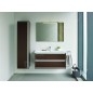 Ideal Standard Connect Air - Petite armoire haute 400x300x1.600 mm, décor : chêne gris/blanc mat E0832PS